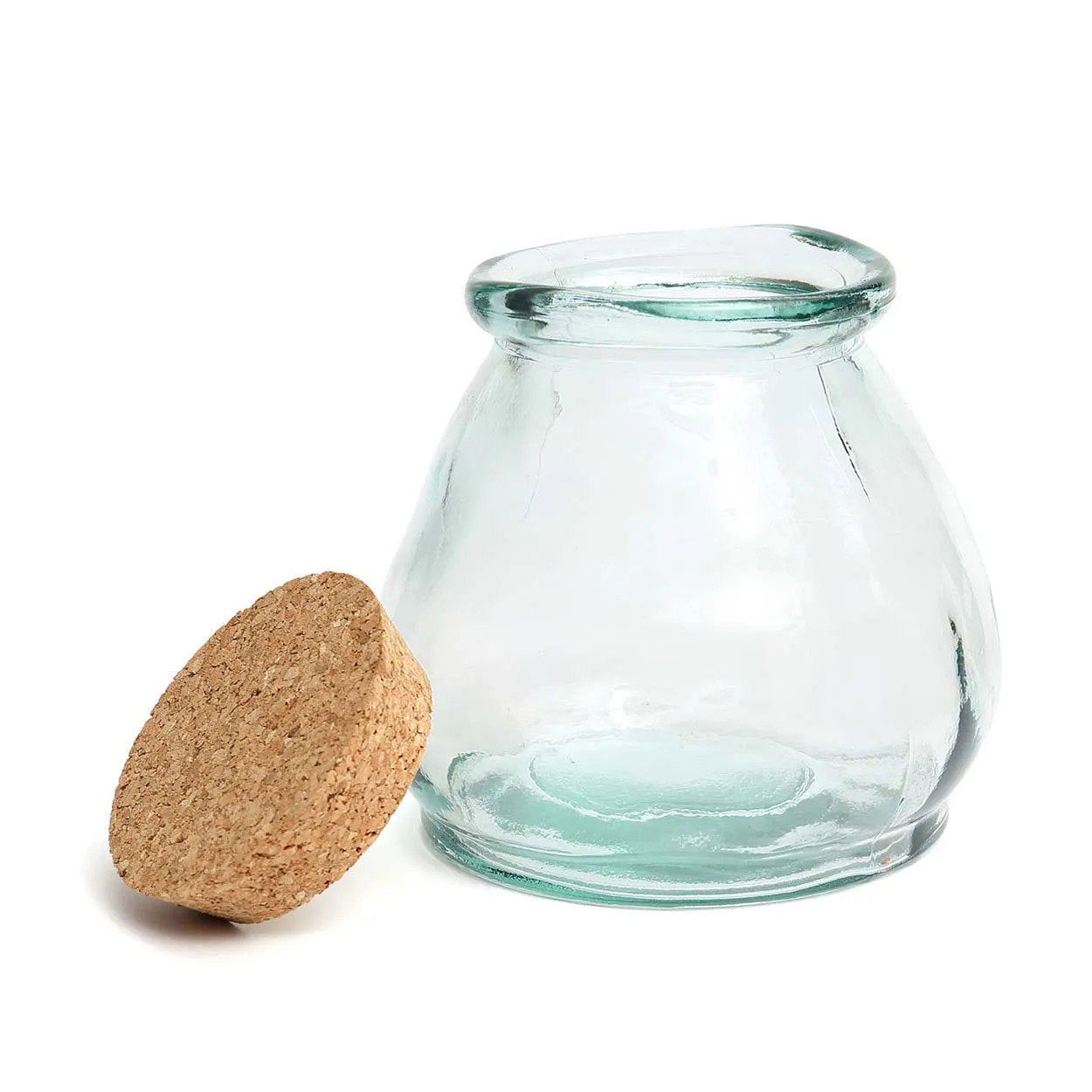 The Belly Glass Pot, Blue, M — 4