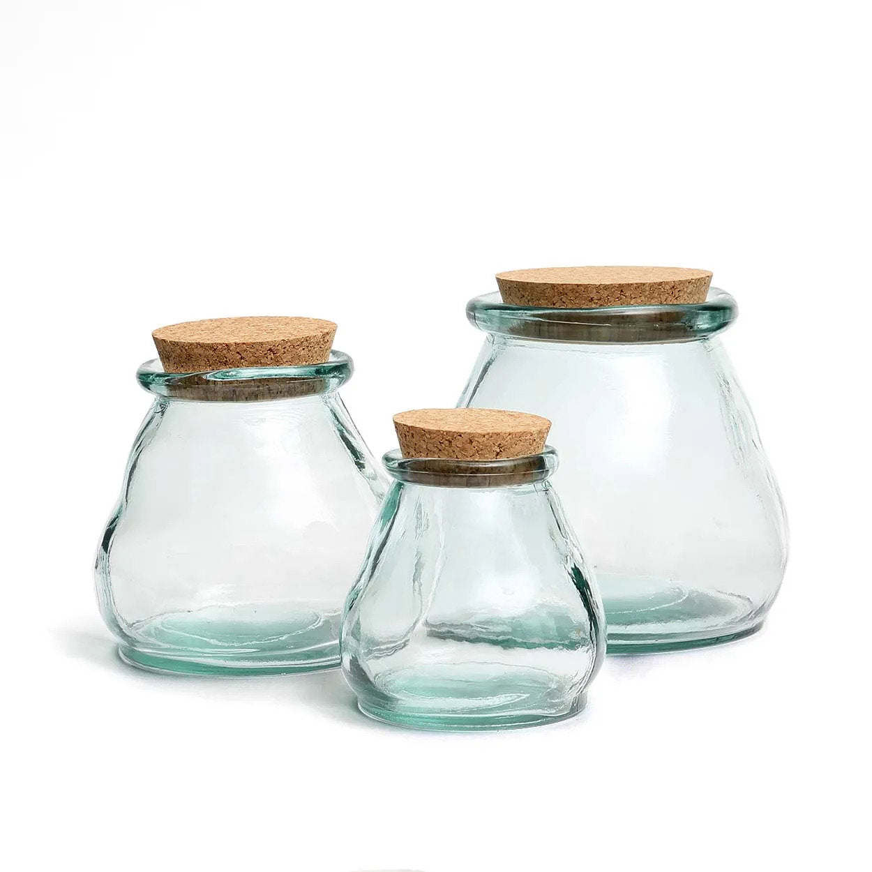 The Belly Glass Pot, Blue, M — 5