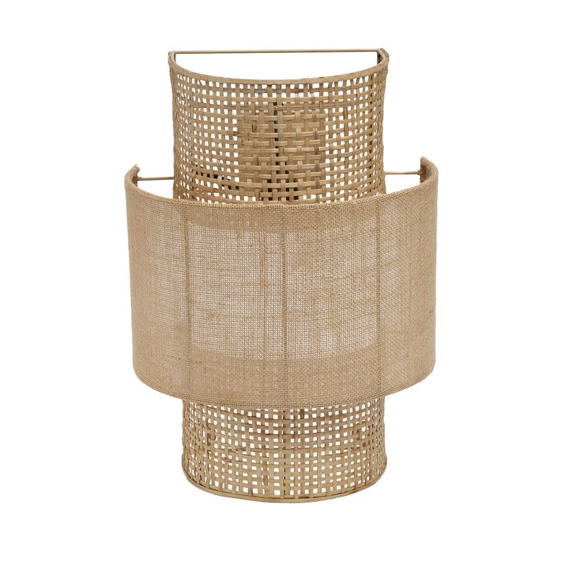 The Bolly Jute Wall Lamp, Natural, M