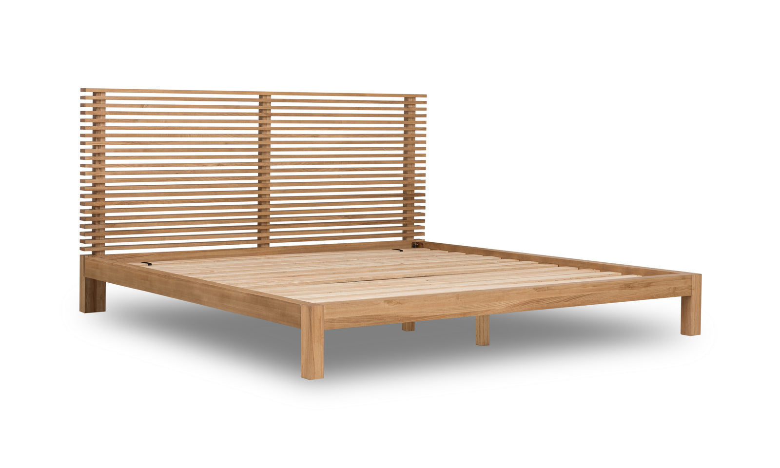 Tanner EU King (160 x 200) Platform Bed in Flaxen — 4