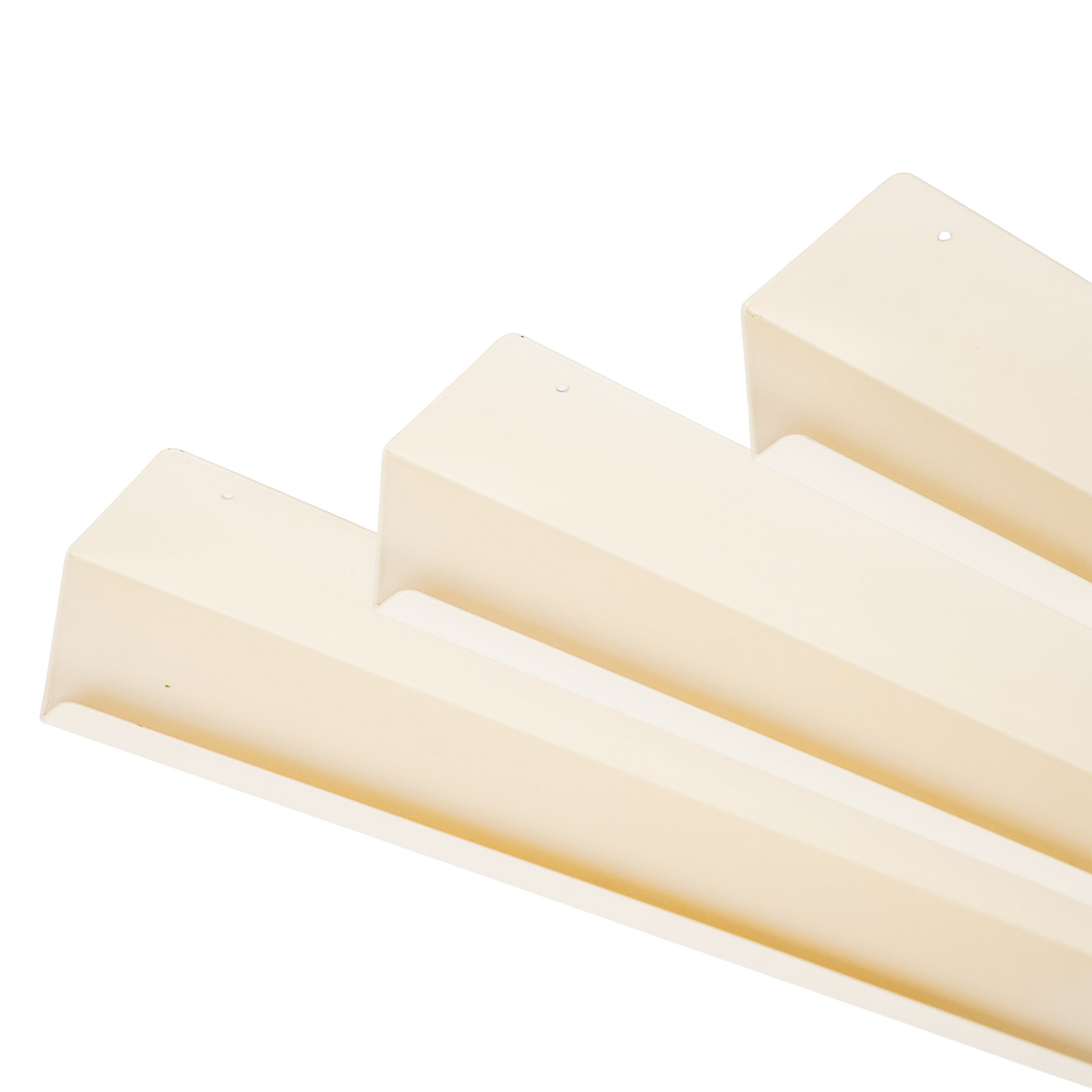 Wall Shelf, Metal, Beige, Set of 3, 40/50/60cm — 2