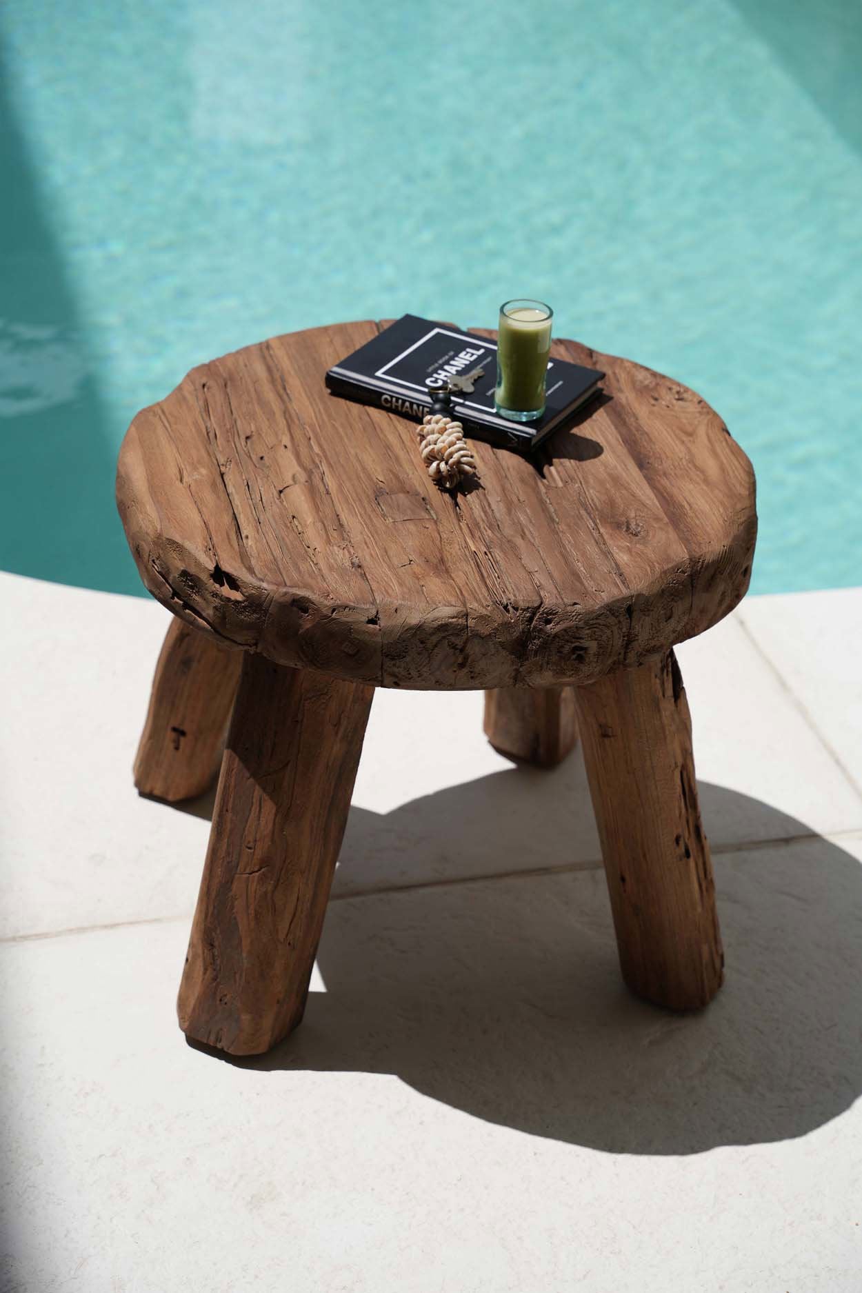 The Marabunta Rustic Side Table, Natural — 2