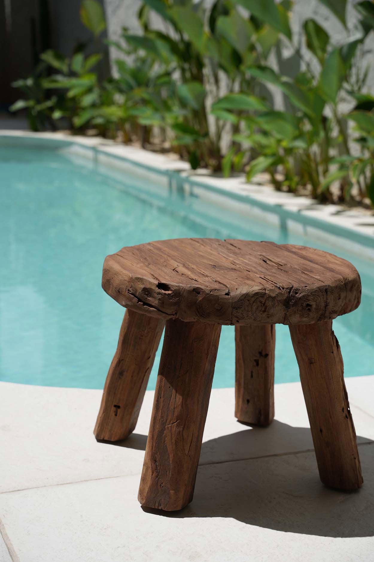 The Marabunta Rustic Side Table, Natural — 4
