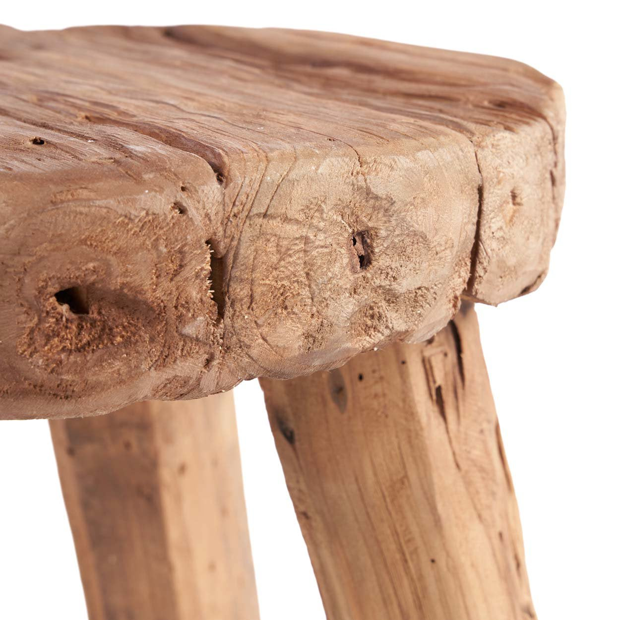 The Marabunta Rustic Side Table, Natural — 5