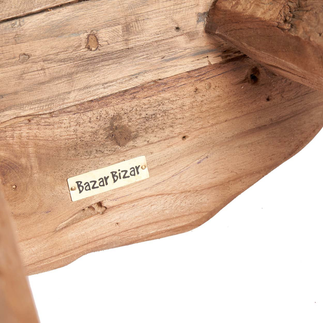 The Marabunta Rustic Side Table, Natural — 6