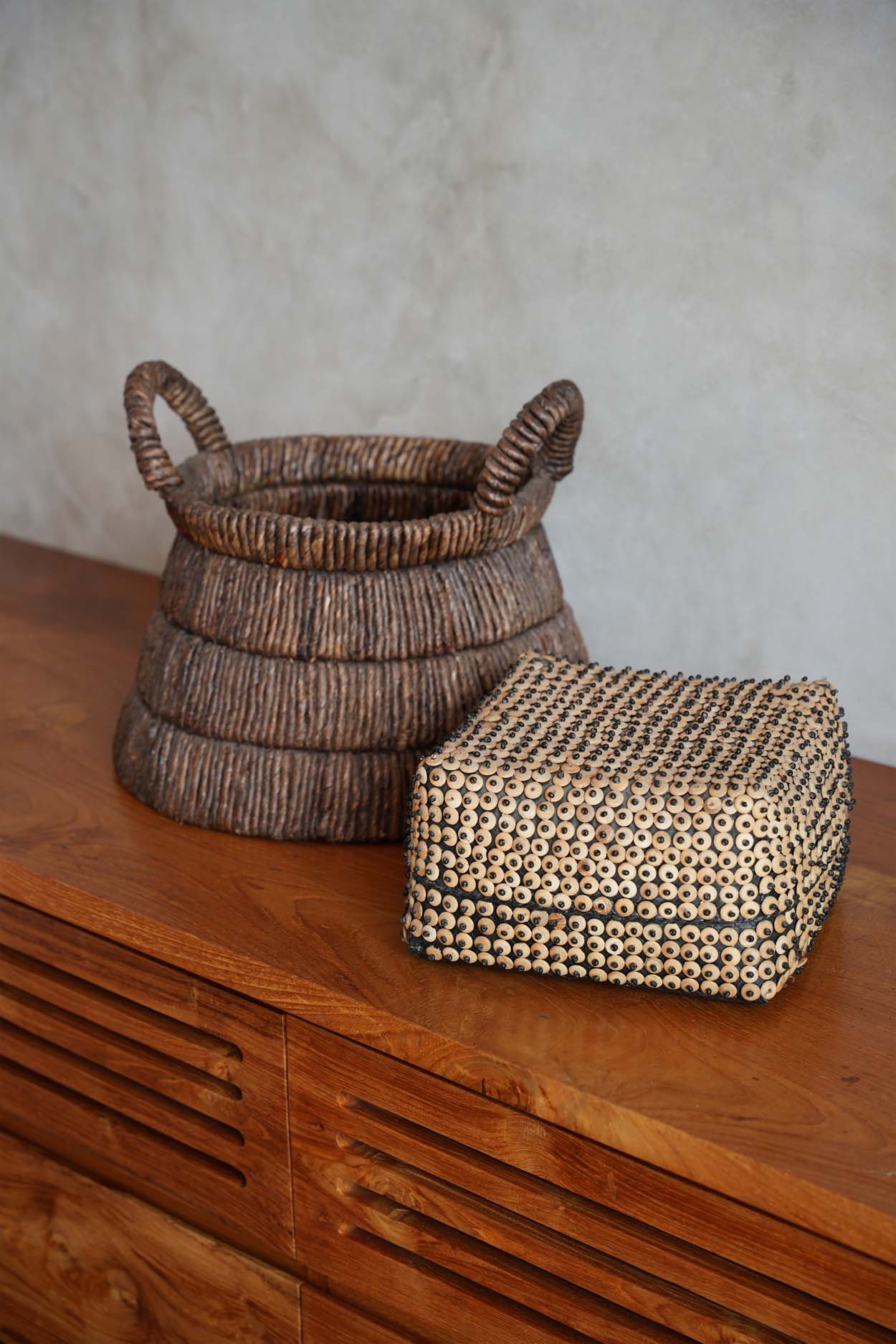 The Coconut Shell Basket, Natural, L — 2