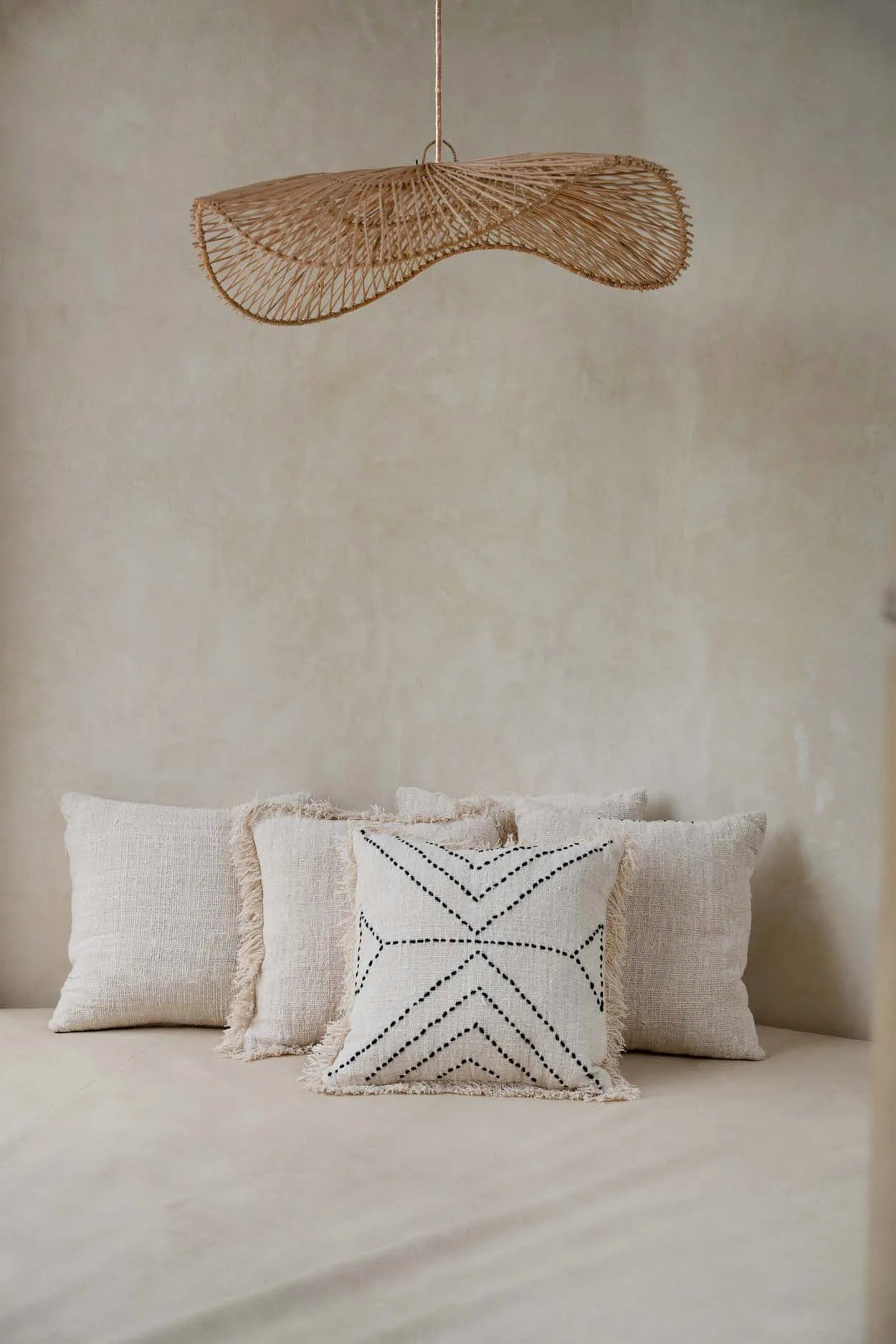 The Tribal Cushion Cover, Natural Black — 3