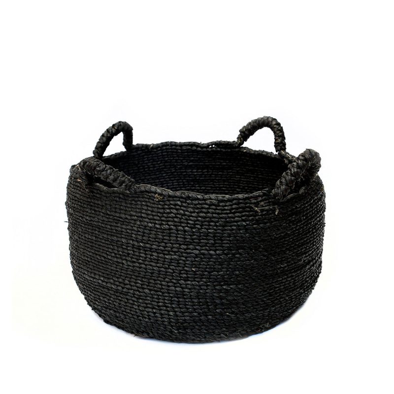 Les Quatre Mains Baskets, Black, M