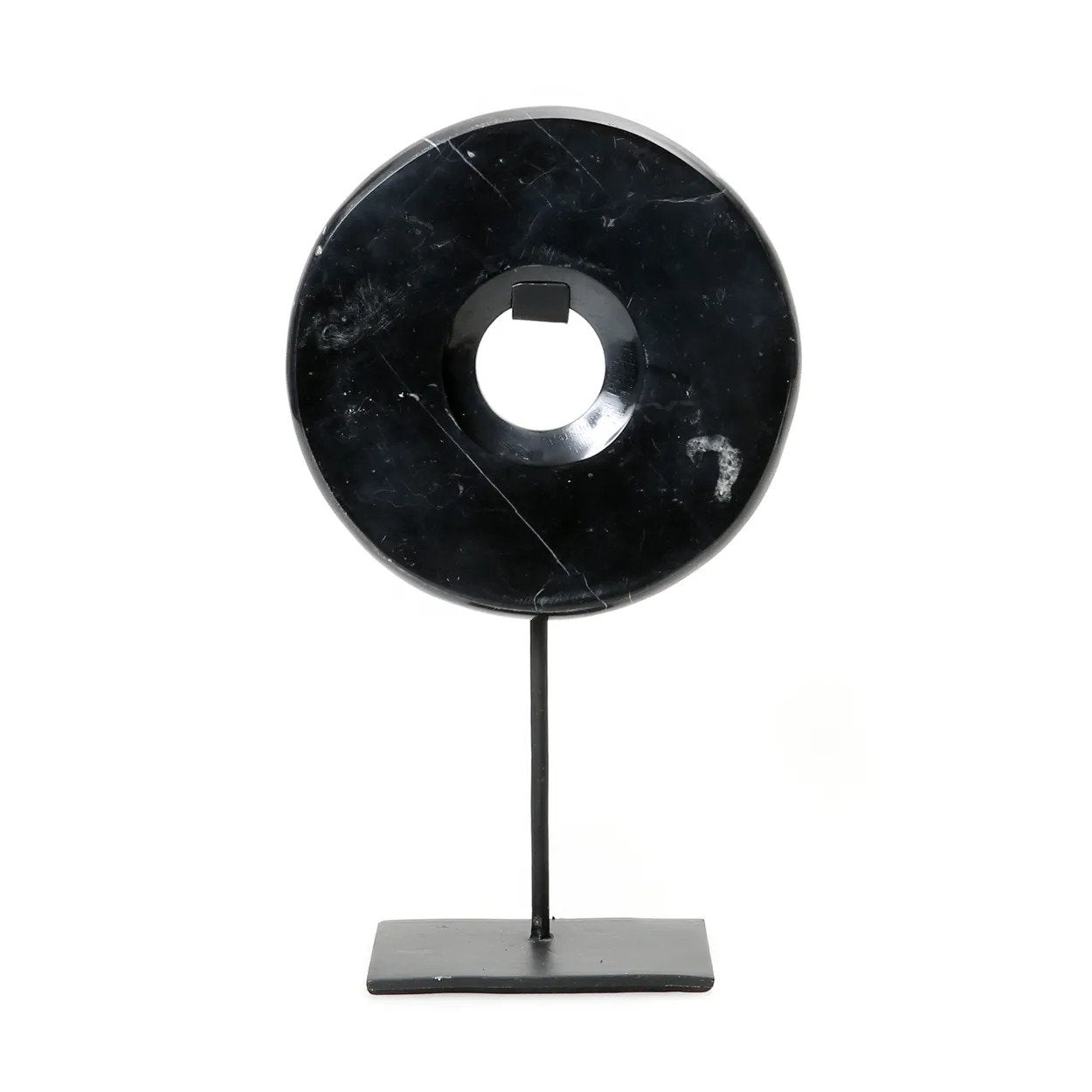 The Marble Disc on Stand, Black, M — 5