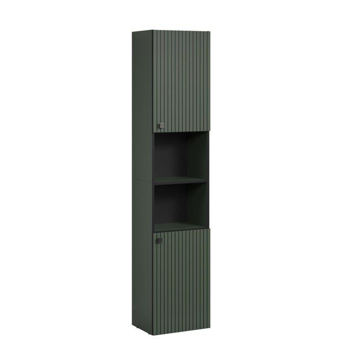 Bathroom Column Cabinet, Oak Effect, L40 x H186 x D31 cm, PURE BLISS (CAL1741309758758) — 3