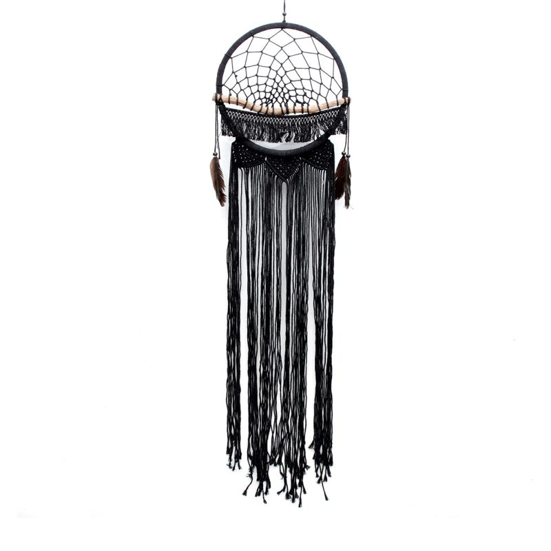 The Macrame Wood Dreamer, Black