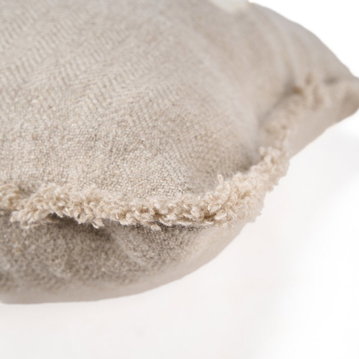 The Ivory Cross Cushion Cover, Natural White, 50x50 — 5