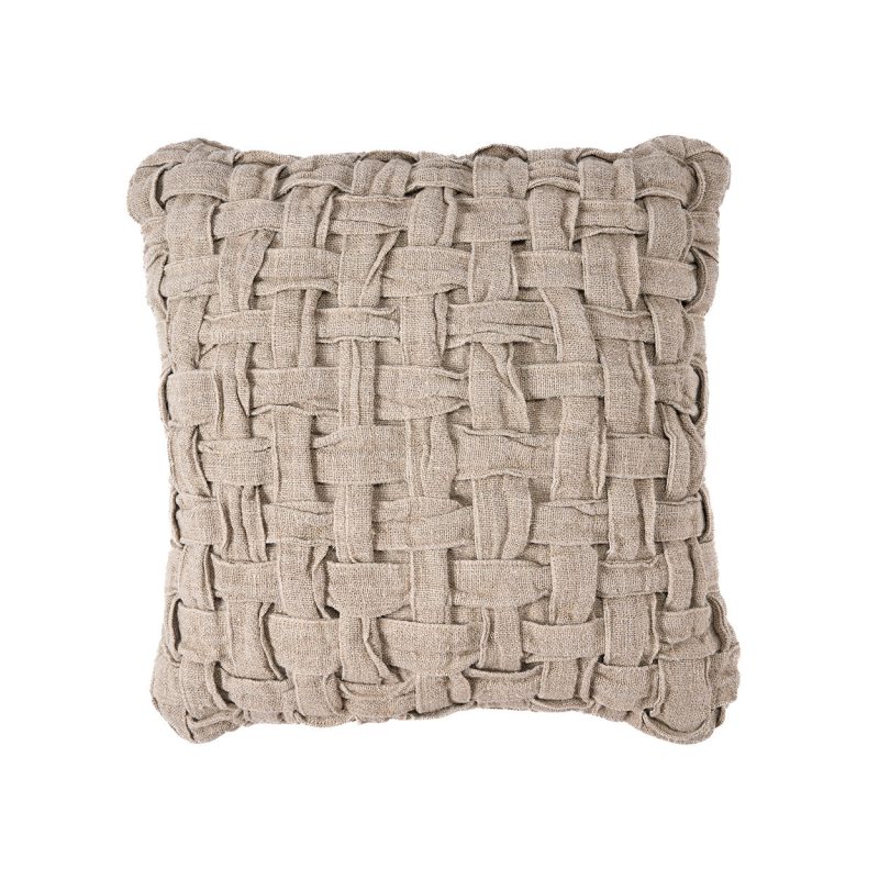 The Linen Crosier Cushion Cover, Natural