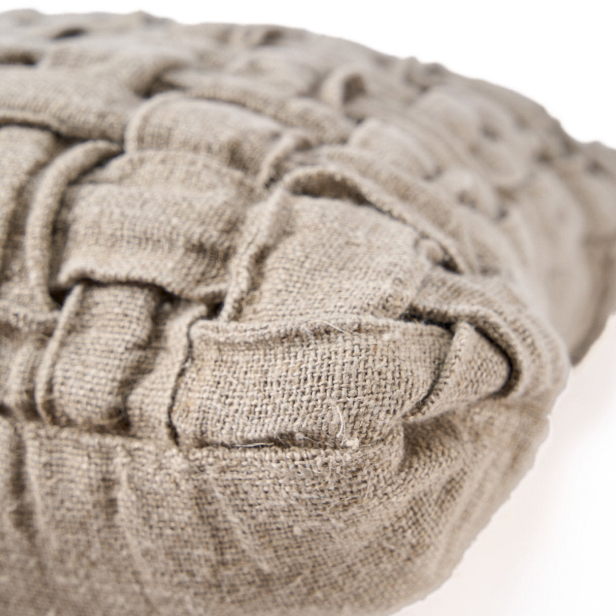 The Linen Crosier Cushion Cover, Natural — 7
