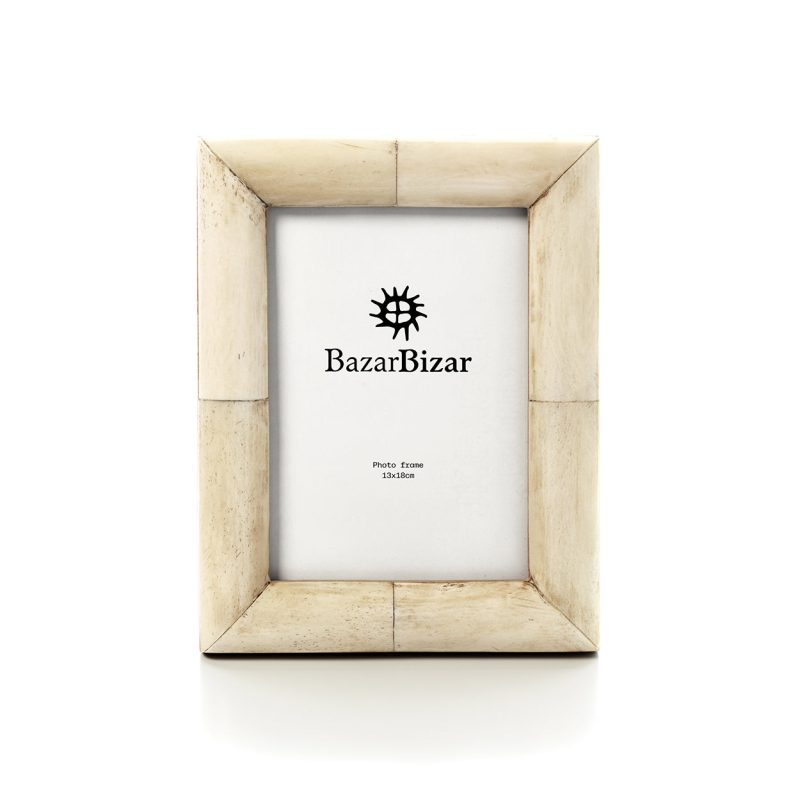 The Wabi Bone Frame, Cream, 13x18