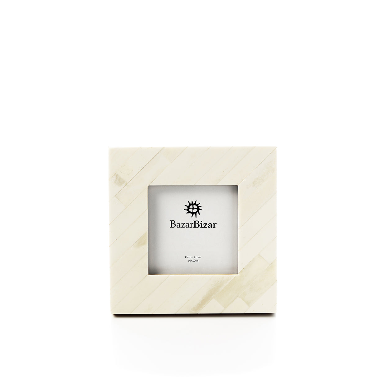 The Nomad Ivory Frame, Cream White, 10x10