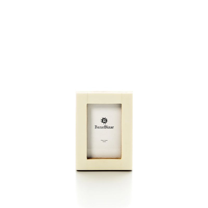 The Bone Petite Frame, White, 5x7