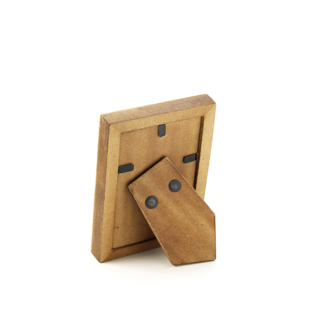 The Diamond Cut Frame, White Brown, 5x7 — 3