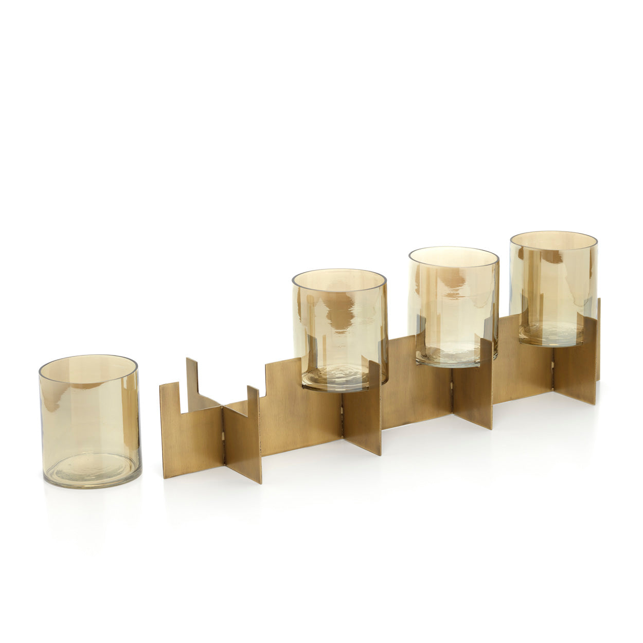 The Quarta Candle Holder, Gold — 3