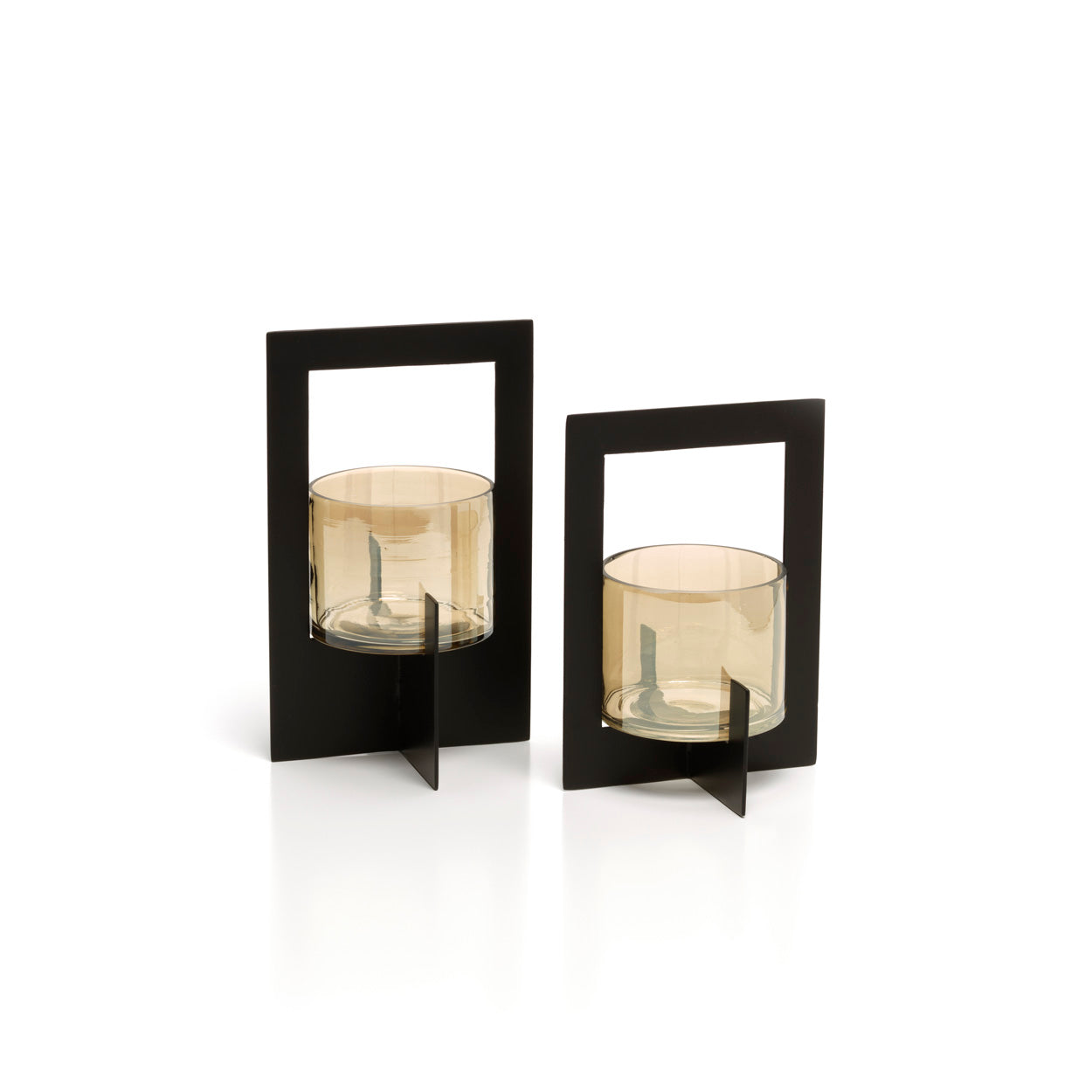 The Hurricane Framed Candle Holder, Black, M — 5