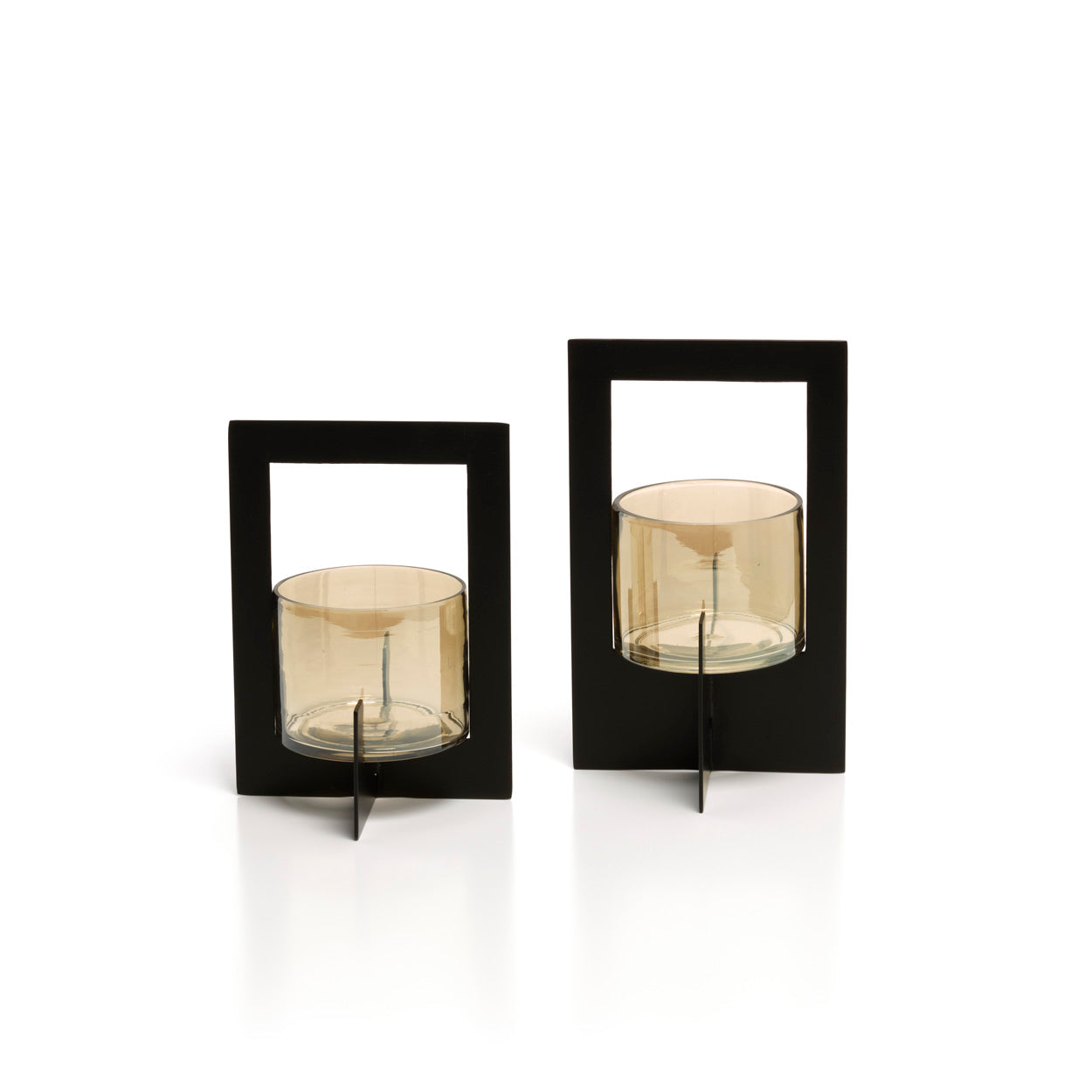 The Hurricane Framed Candle Holder, Black, M — 6