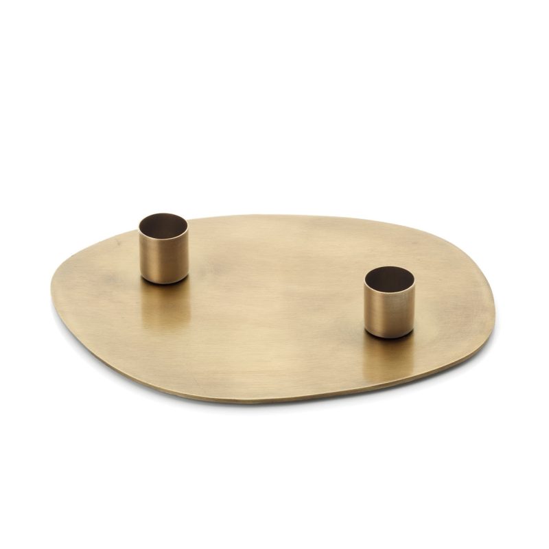 The Glowpad Candle Holder, Gold, M
