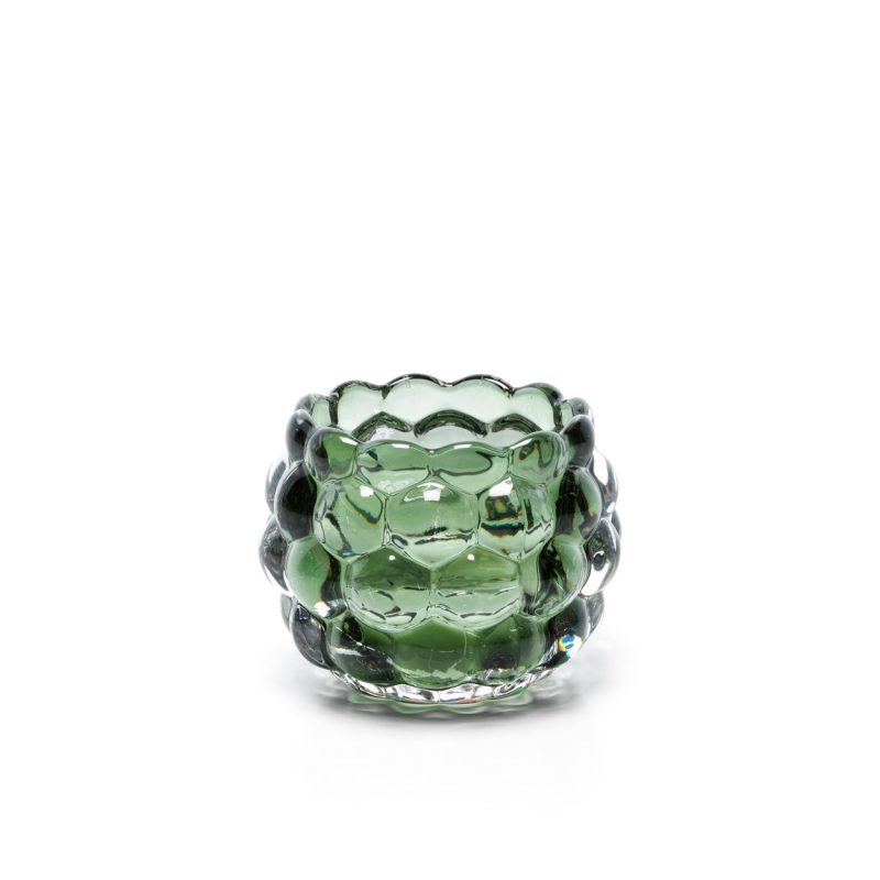 The Bubble Glow Candle Holder, Green