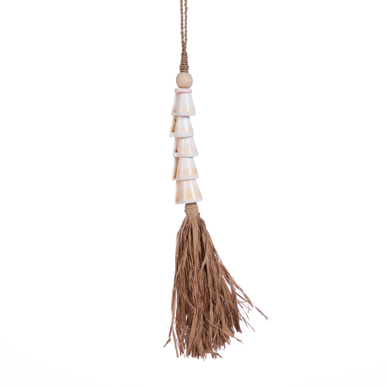 The Cone Shell Tassel, Natural White — 4