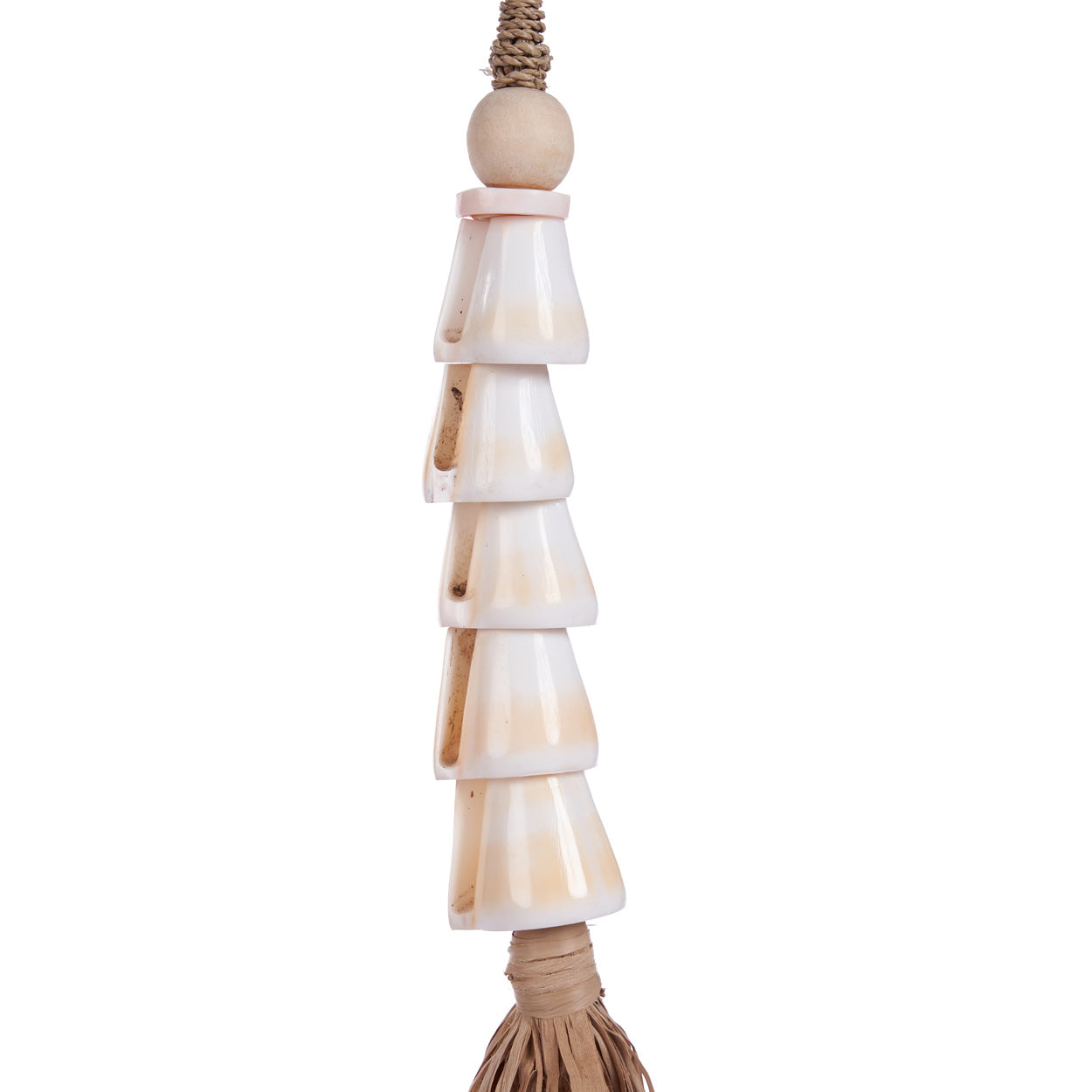 The Cone Shell Tassel, Natural White — 6