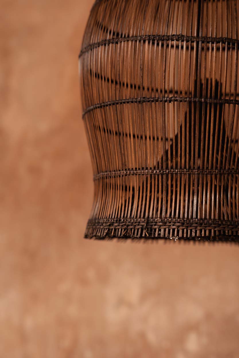 The Woven Bell Pendant, Dark Walnut, S — 3