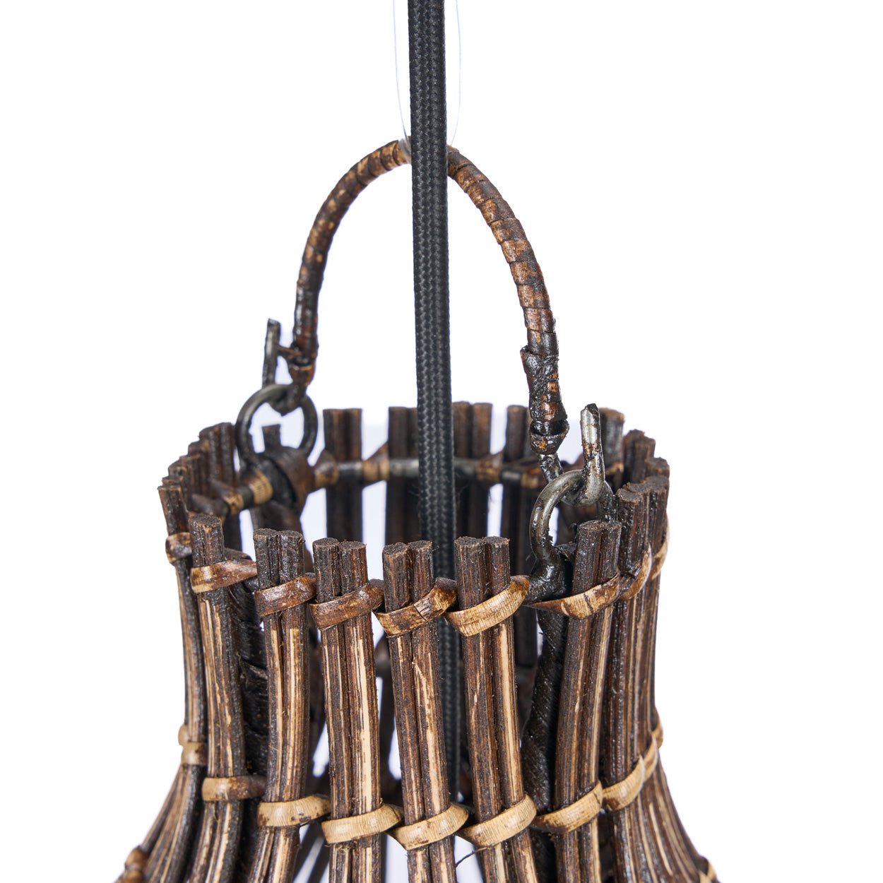 The Woven Bell Pendant, Dark Walnut, S — 7