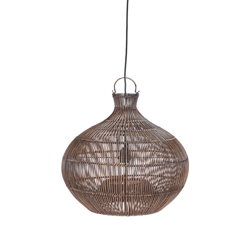 The Desert Gourd Pendant, Dark Walnut, S