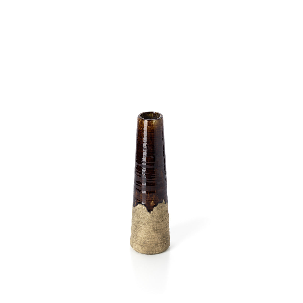 The Amber Cone Vase, Concrete Brown, S — 3