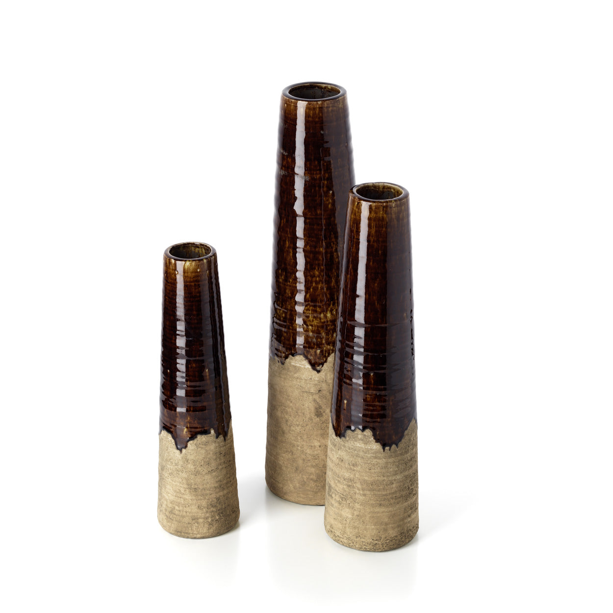 The Amber Cone Vase, Concrete Brown, S — 5