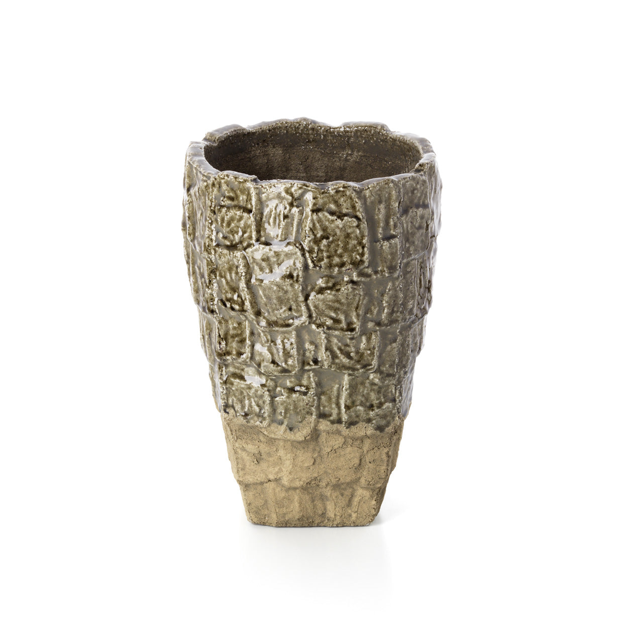 The Rock Texture Vase, Grey Stone, L — 2
