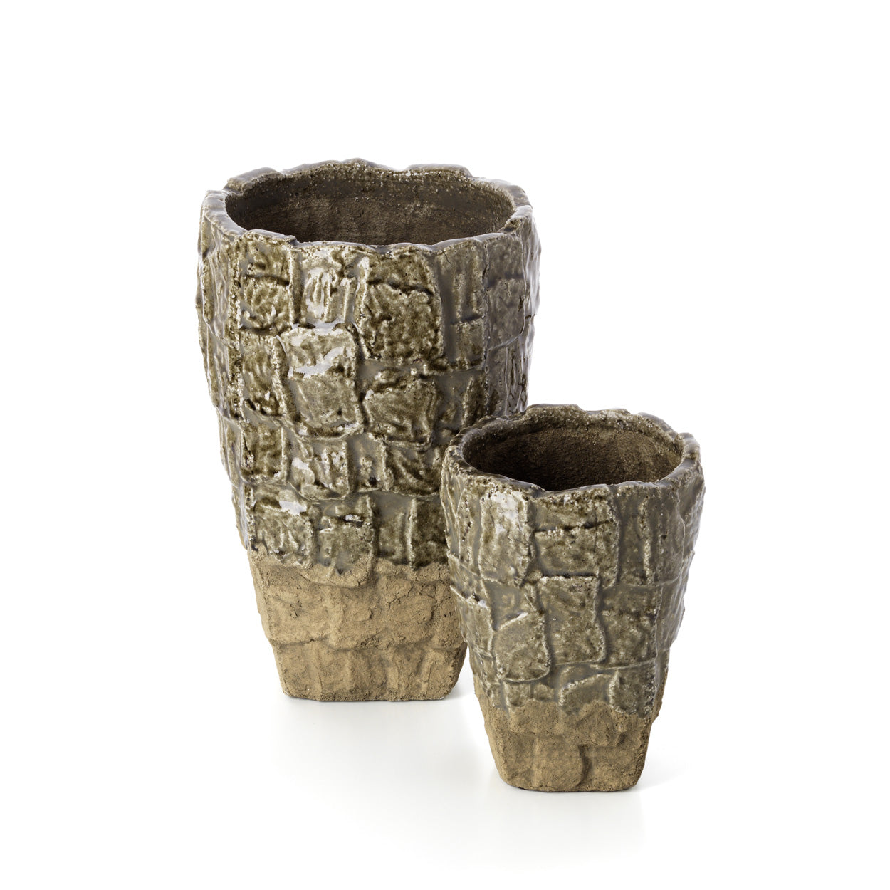 The Rock Texture Vase, Grey Stone, L — 4