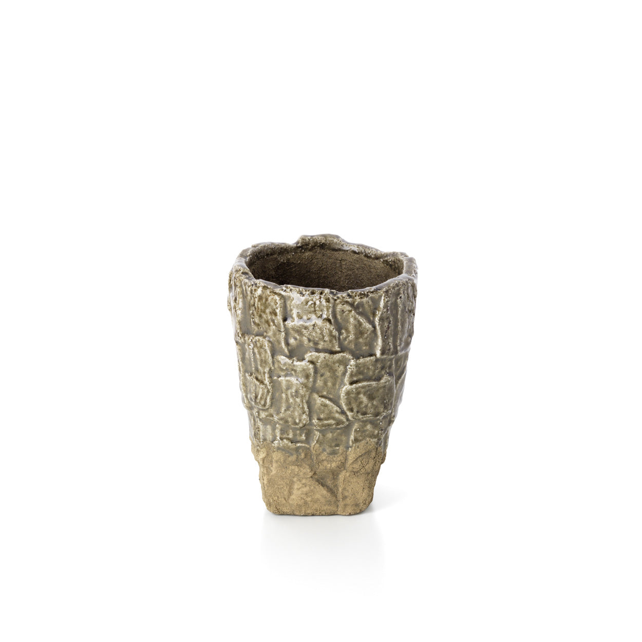 The Rock Texture Vase, Grey Stone, S — 2