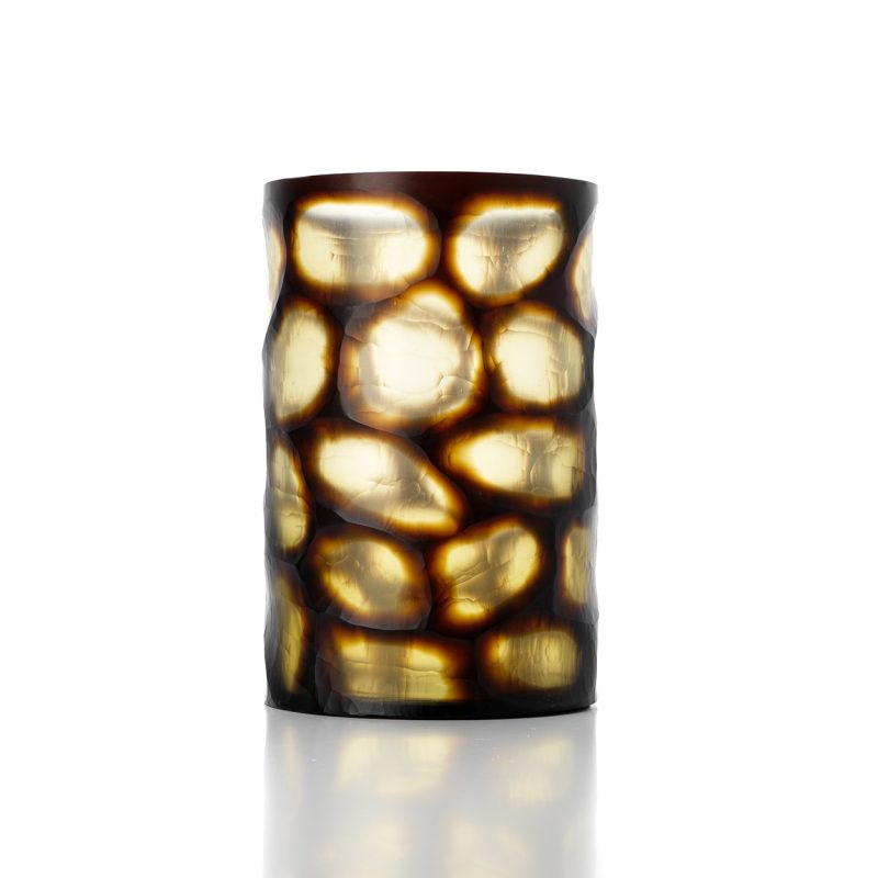 The Vague Dorée Vase, Honey, XL