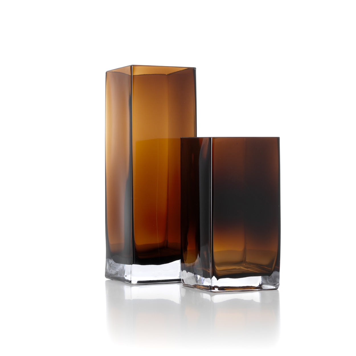 The Amber Cuboid Vase, Amber, S — 3