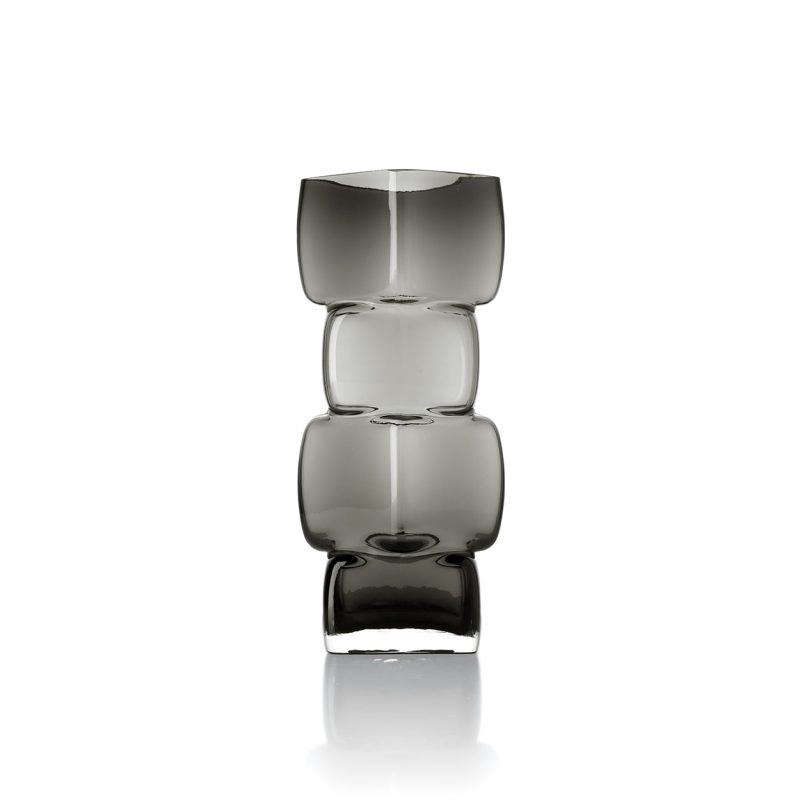 The Cubes Vase, Dark Grey, L