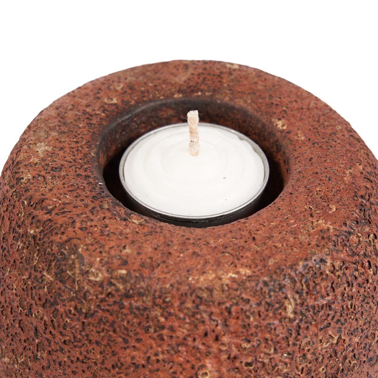 The Cavestone Candle Holder, Terracotta — 6