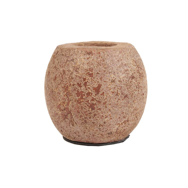 The Cavestone Candle Holder, Brown