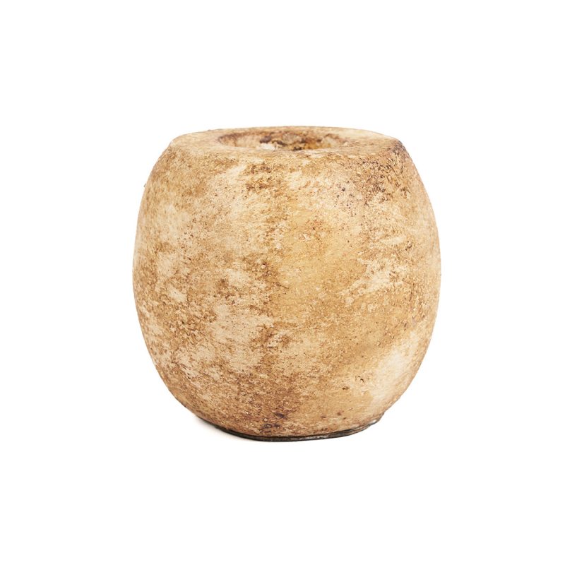 The Cavestone Candle Holder, Cream