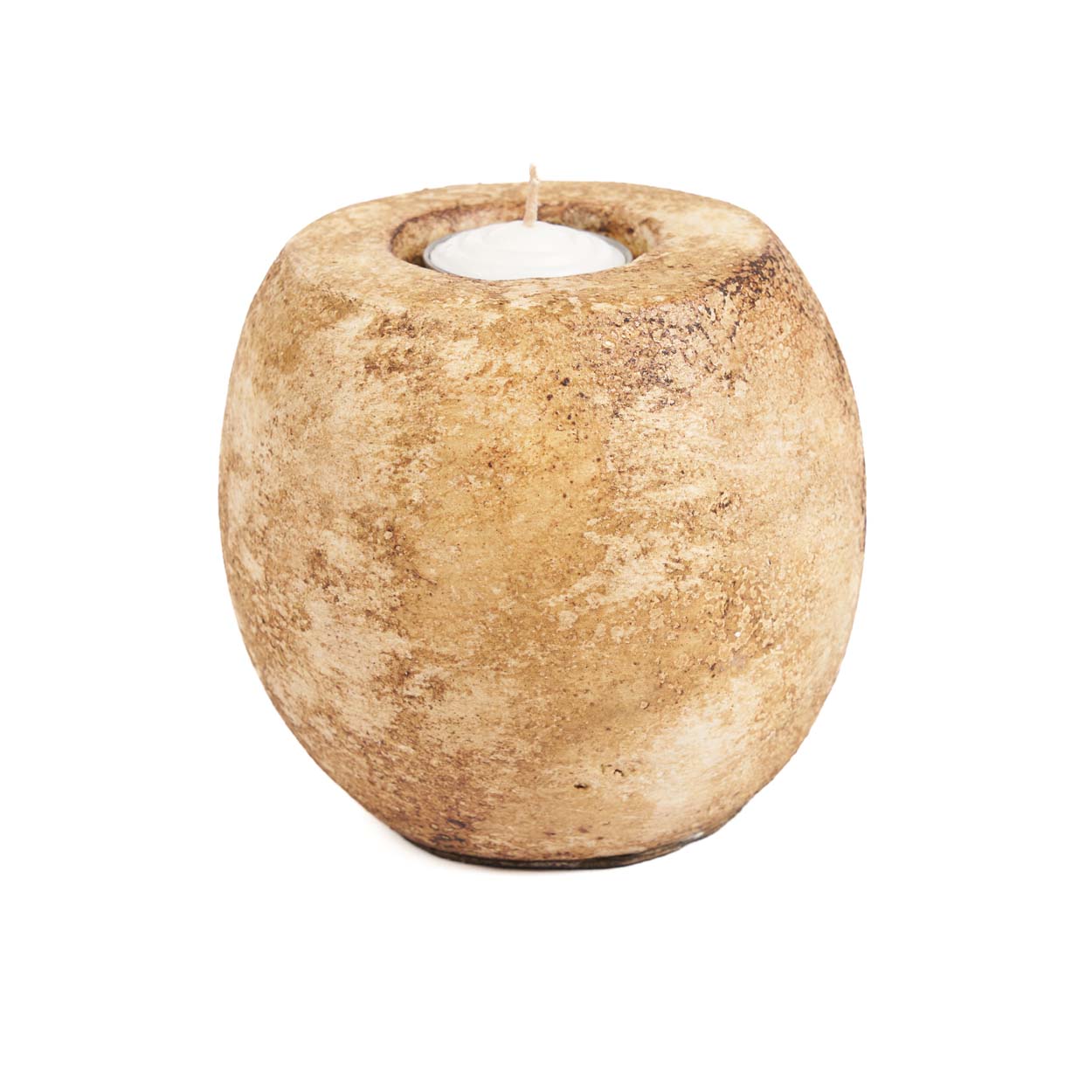 The Cavestone Candle Holder, Cream — 2