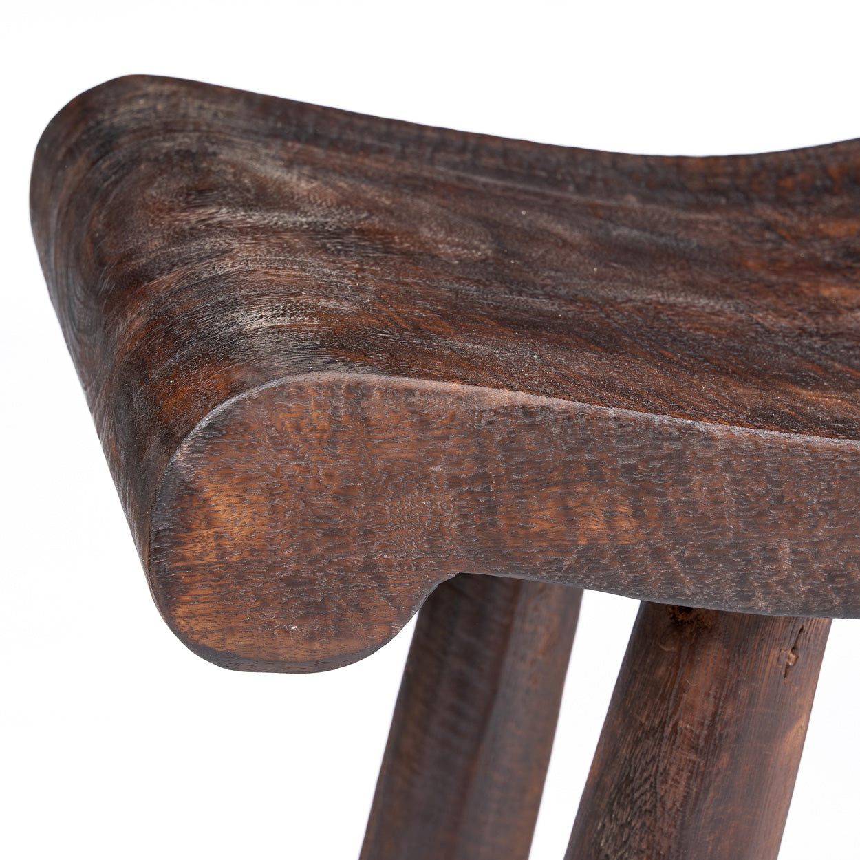 The Lombok Wave Bench, Dark Walnut, M — 4
