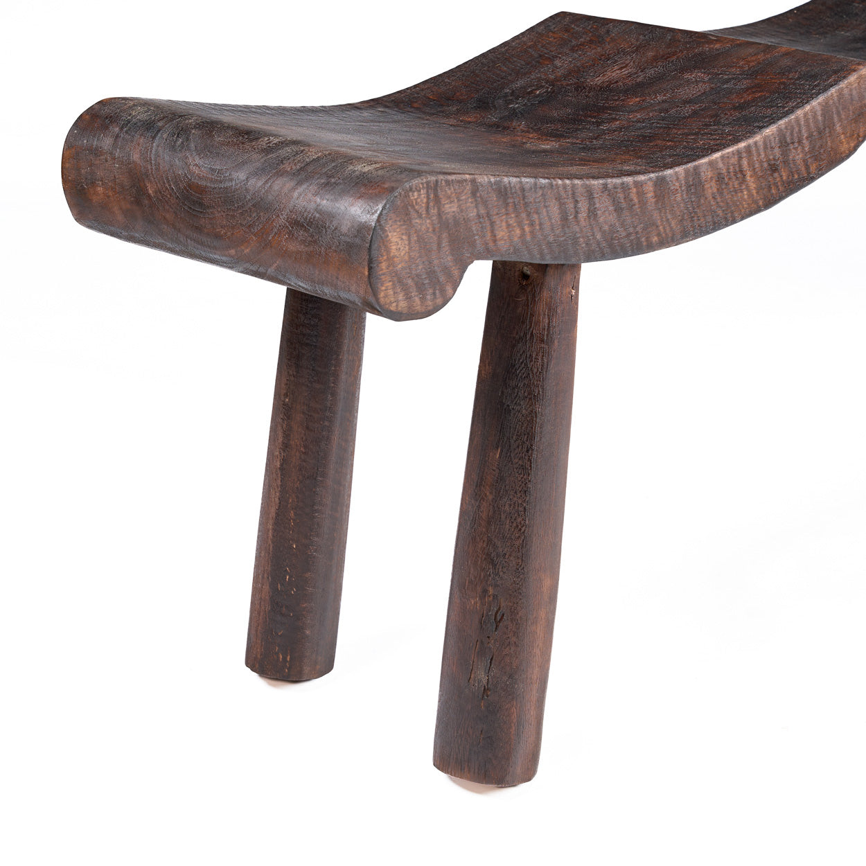 The Lombok Wave Bench, Dark Walnut, M — 6