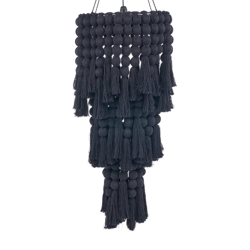 The Nomad Cotton Chandelier, Black, XL