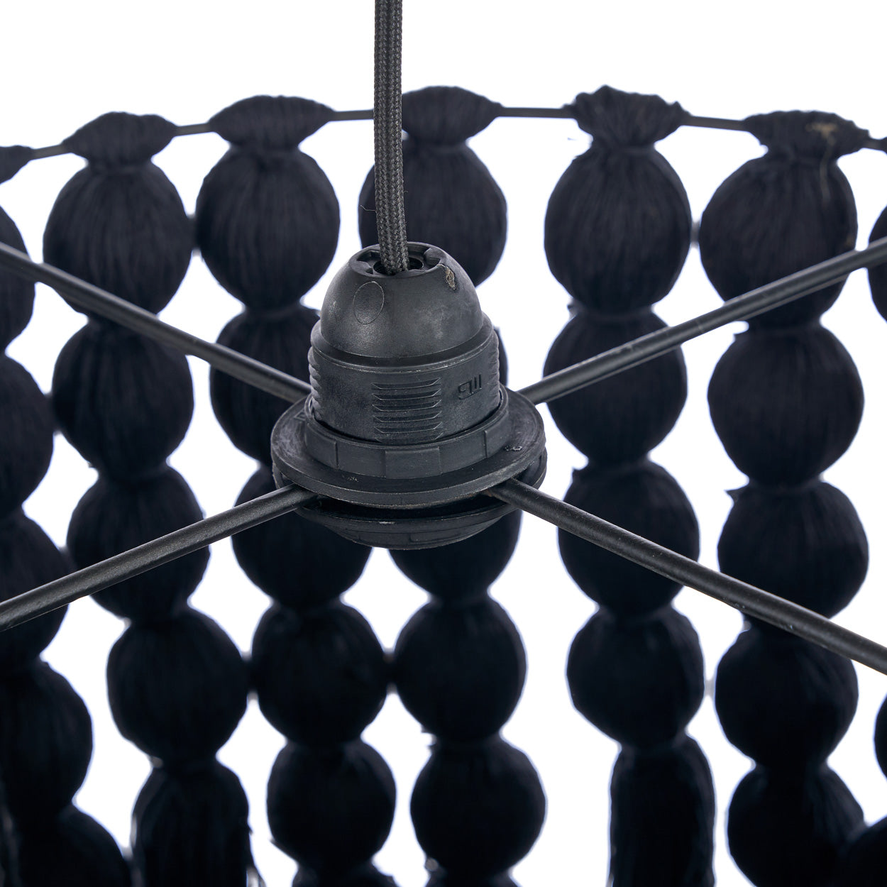 The Nomad Cotton Chandelier, Black, XL — 8
