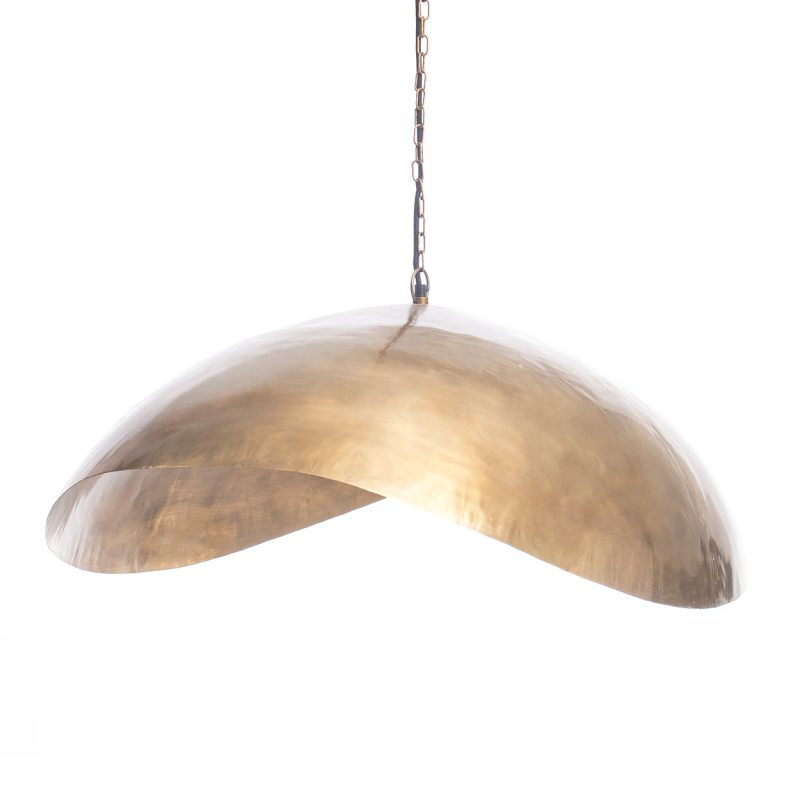 The Fortune Cookie Pendant, Brass, XL