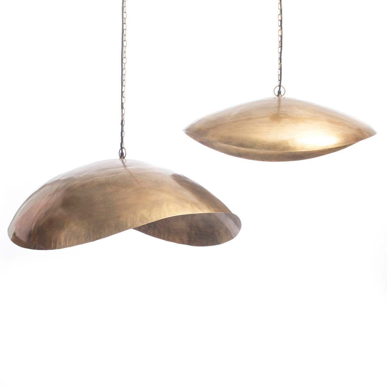 The Fortune Cookie Pendant, Brass, XL — 7